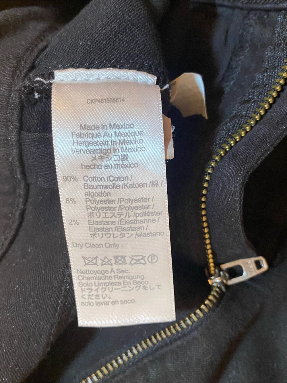 Madewell Mid-Rise Kick Out Crop Jeans in True Black Wash Coated Edition size 28 - Picture 13 of 16